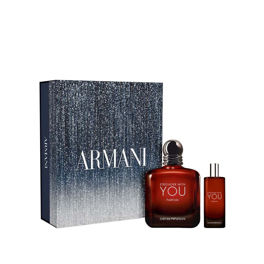 3614274693553_main.jpg مجموعة عطر سترونجر ويذ يو بارفان لموسم الأعياد - Emporio Armani Stronger With You Parfum - الصورة 1